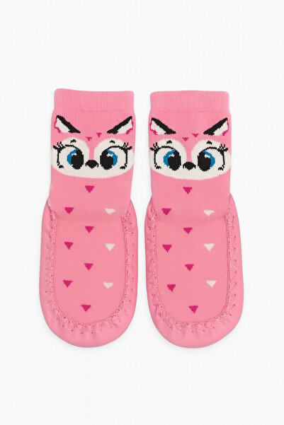 minissa baby kids Чорапи с подложка против хлъзгане Ръчно изработени от естествена кожа