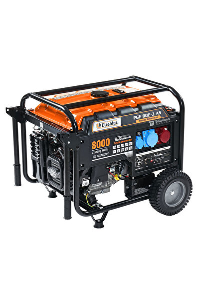 Oleomac Pge 80e-3 Eur5 Benzinli Marşlı Dual Jeneratör 8.12 Kva