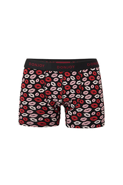 don joy Ανδρικά μπόξερ 10 τεμαχίων με διάφορα σχέδια από βαμβακερό χτενισμένο βαμβάκι με ελαστική μέση