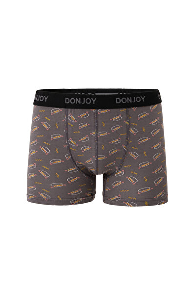 don joy Ανδρικά μπόξερ 10 τεμαχίων με διάφορα σχέδια από βαμβακερό χτενισμένο βαμβάκι με ελαστική μέση