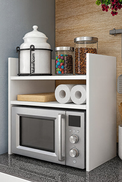 PAZARACTİVE Tezgah Üstü Fırın Mikrodalga Mutfak Rafı Mutfak Dolabı