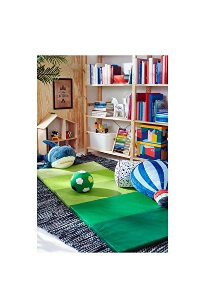 IKEA Çocuk Oyun-Jimnastik Minderi MeridyenDukkan 78x185 cm Katlanır Aktivite Minderi Yeşil Renk