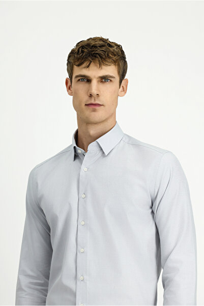 Kiğılı Μακρυμάνικο Slim Fit Slim Fit Κλασικό Βαμβακερό πουκάμισο