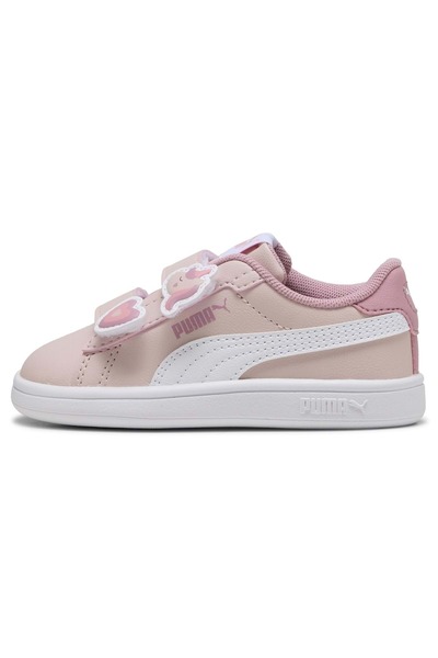 Puma Smash 3.0 Badges V Inf 397287 Orthopedic Baby Kids Sports Shoes Pink