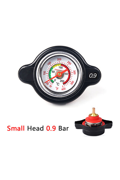 Choice Small Black 0.9 Bar Car Motorcycle Styling Thermo Radiator Cap Tank Co...