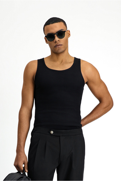 Kiğılı Slim Fit Slim Fit Cotton Corded Undershirt