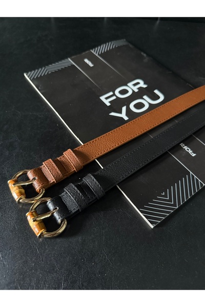 Fiori 2’li Oval Tokalı Kadın Ke meri Bel Kemeri,Elbise Kemeri,Etek Kemeri,Pan...