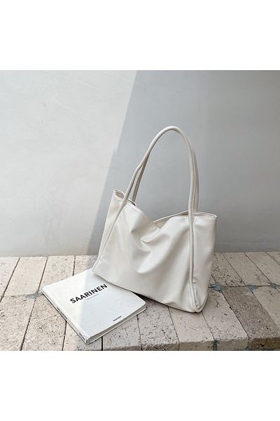 HONEY BAG Soft White Women's Shoulder and Shoulder Bag