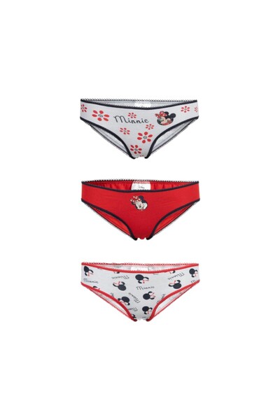 Minnie Mouse Set chiloti pentru fete, 3 perechi, 100 % bumbac, multicolor, Disney, Minnie Mouse