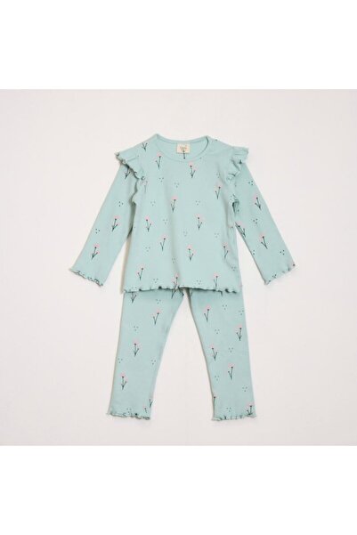 OZZY KİDS Girl's Floral Patterned Tights Set