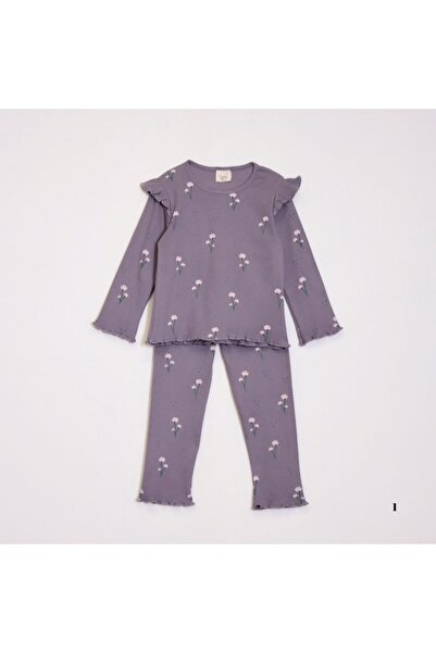 OZZY KİDS Girl's Floral Patterned Tights Set