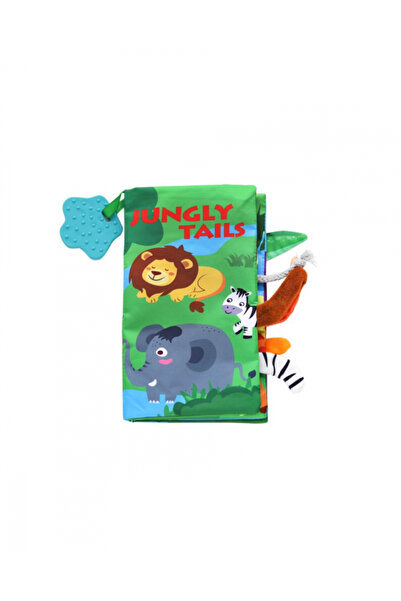Kikka Boo Educational book with teething toy KikkaBoo Jungly tails