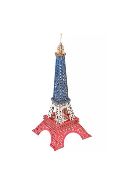 Star Master Wooden Construction Set 3D Model, Eiffel Tower, 96 Pieces, 14+ Years