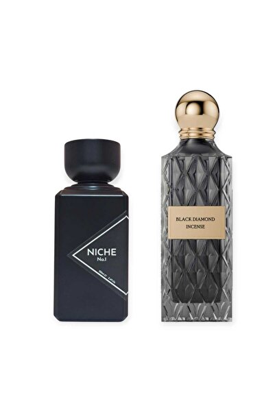 IBRAQ القرشي عطر باقة بلاك دايموند - بخور مع عطر ماركوجا الباقه 250 مل