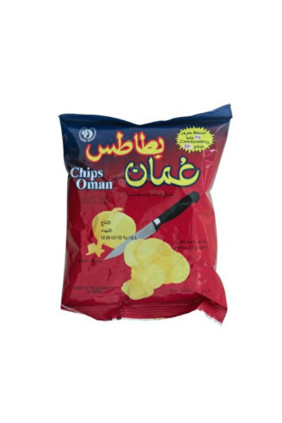 OMAN رقائق البطاطس بنكهة الفلفل الحار 15 جرام × عبوة من 50 قطعة
