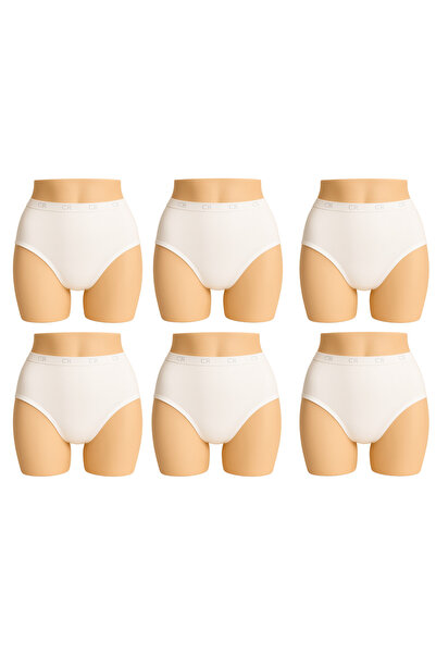 City Rose Fashion مجموعة مكونة من ستة ملابس داخلية نسائية قطنية قابلة للتمدد ...