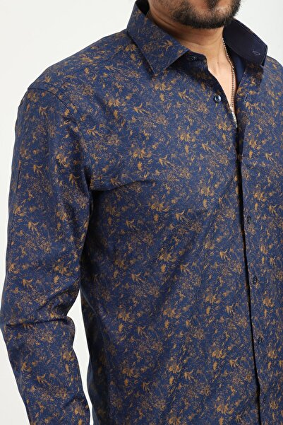 EMILIO BETTI slim fit cu imprimeu Cămașă