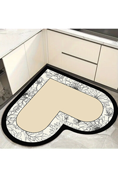 Chilai Home Jarta Dekoratif Çap Halı, Kaydırmaz Tabanlı, Yıkanabilir Djth