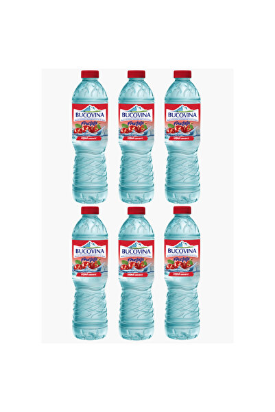 Bucovina Apa Minerala Plata Fructata cu Aroma de Visine, 6 x 1.5l
