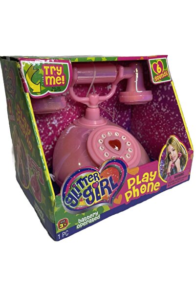 Jaru Battery-Operated Six Sound Play Pink Kid's Phone