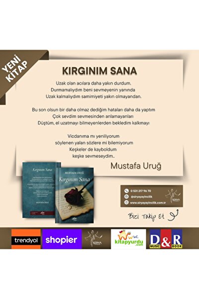 sirya yayıncılık KIRGINIM SANA