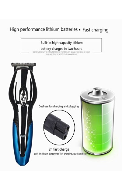 Yelajoy 6-In-1 Professional Set of Multifunctional Haircut Razor,USB Quick Charging,Ideal for Self-Cuts