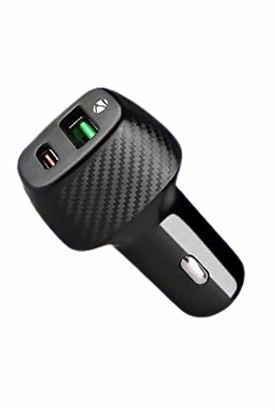 Genel Markalar 38W USB Type-C Girişli Oto Çakmaklık Araç İçi Hızlı Şarj Çakma...