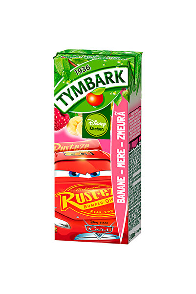 Tymbark Suc Banana Zmeura, 9 x 0.2 L,