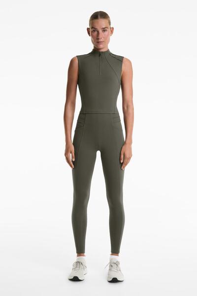 Oysho Evermove crease high rise ankle-length leggings