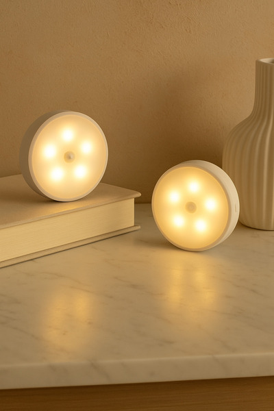 Anadolu Saray Pratik Hareket Sensörlü Usb Şarjlı Led Işık | Dolap Içi Ev Aydınlatma Gece Lambası Led Işık - 1 Adet