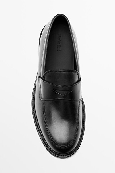Massimo Dutti Napa bantlı loafer