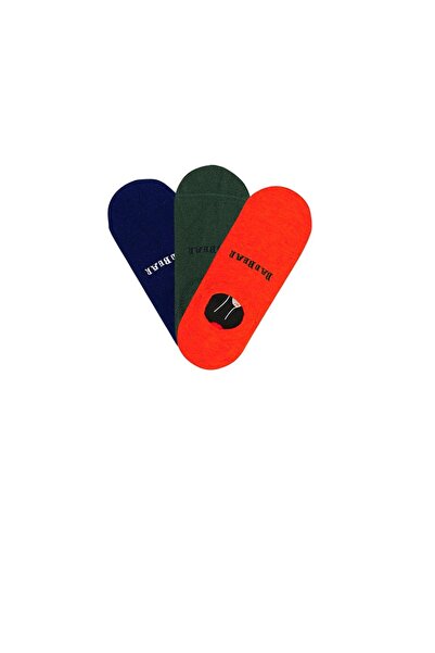 Bad Bear Core Tendo Red Green Navy Blue 3-Piece Unisex Short Socks