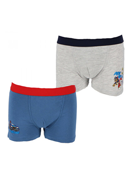 PAW PATROL Set of 2 pairs of boxers for boys, blue/gray, Paw Patrol