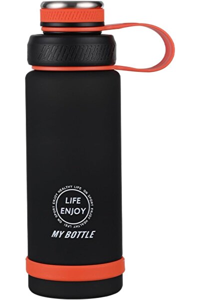 Twisoo زجاجة مياه بلاستيكية سعة 800 مل - تريتان، مقاومة للتسرب، سعة كبيرة، خا...