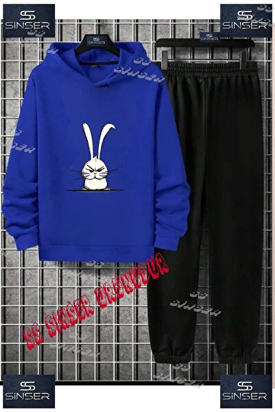 SS SİNSER Παιδικό Unisex Σετ Φόρμας με Κουκούλα και Ειδική Στάμπα "KIZGIN TAV...