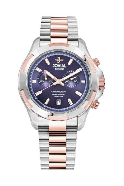 Jovial 1555 GAMC 04E Men's Watch - 42MM, Stylish Metal Band