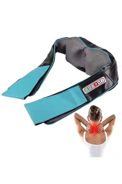 Prime by Javaudan جهاز تدليك محمول للكتف والرقبة مزود بوسادة عجن شياتسو حراري...