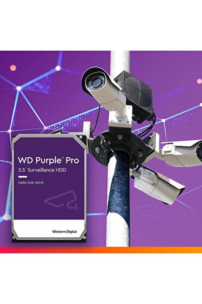 WESTERN DIGITAL WD Purple Pro 10TB Surveillance HDD – SATA 6Gb/s, 3.5"