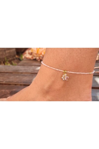 NEMOR STUDIO Paw Shine - Moonstone Anklet