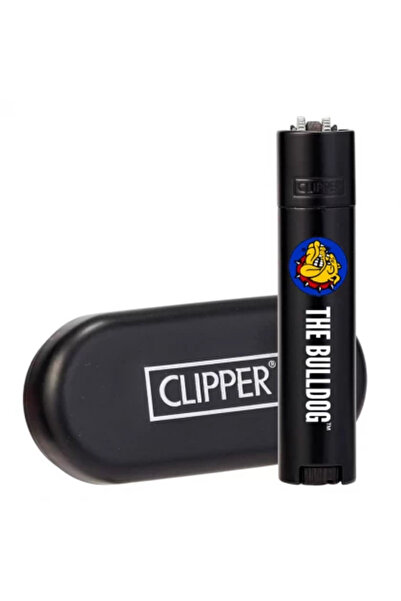 Clipper Bricheta metalica The Bulldog + Cutie metalica cadou