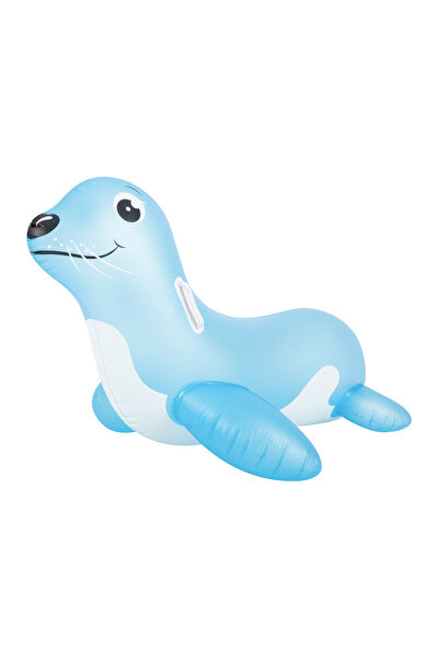 Fab N Funky See Lion Theme Pool Rider, Stunning, Aquatic Delight, Pool Fun, 3 Years+, 117 x 80 cm - Blue