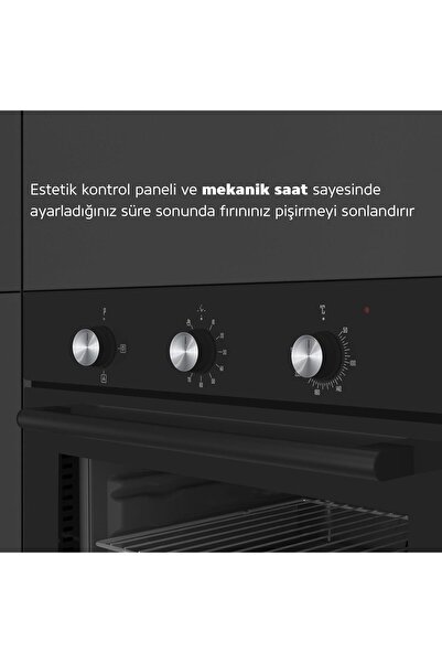 Simfer 8228 Trend Siyah Cam, Mekanik Timer, 4 Fonk.Power Tu