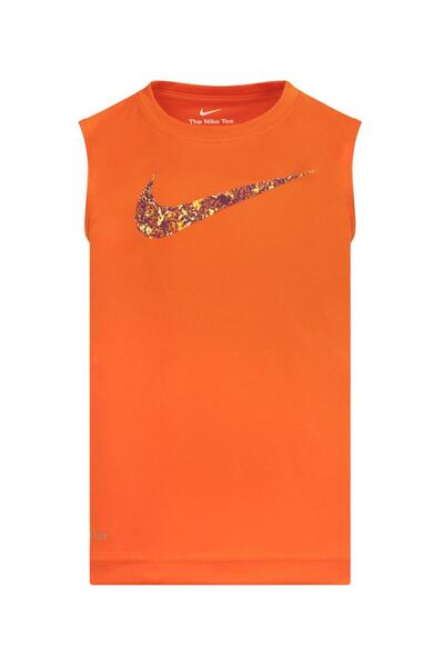 Nike تي شيرت بدون أكمام برسومات سووش - برتقالي