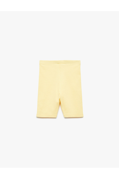 Koton Cotton Elastic Waist Basic Leggings