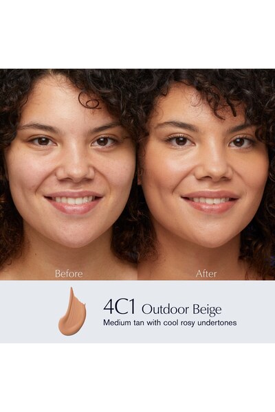 Estee Lauder Estée Lauder,Fond De Ten Double Wear Stay in Place SPF 10, 4C1 OUTDOOR BEIGE, 30ml