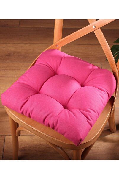 TicaretJet Kare Fuşya Sandalye Minderi 40 X 40 Cm | Minder | Bahçe Balkon Min...