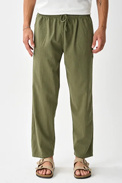 Shooter Sportswear Men's Comfortable Fit Linen Drape Pants