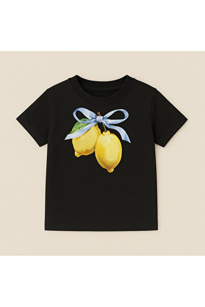 SVART WEAR Παιδικό και εφηβικό μπλουζάκι Lemon Nesbitt με λαιμόκοψη 100% βαμβ...