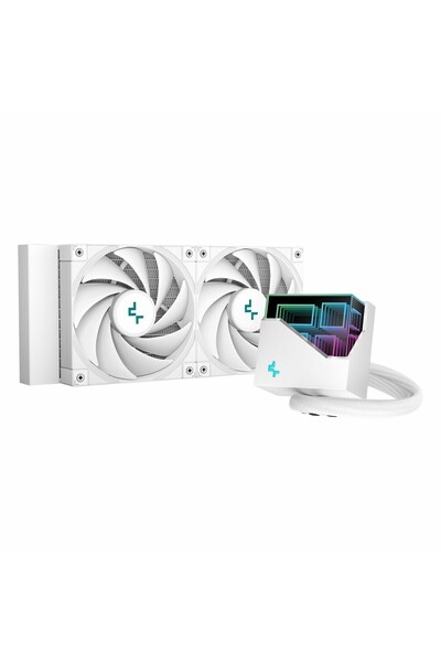 Deep Cool DeepCool LT520 ARGB 240mm AM5/1851P Beyaz İşlemci Sıvı Soğutucu