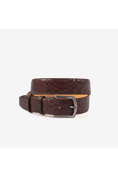 MOCASSINI Genuine Python Leather Men's Belt Yp-Piton